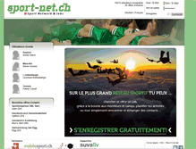 Tablet Screenshot of fr.sport-net.ch